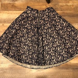 Knee length skirt